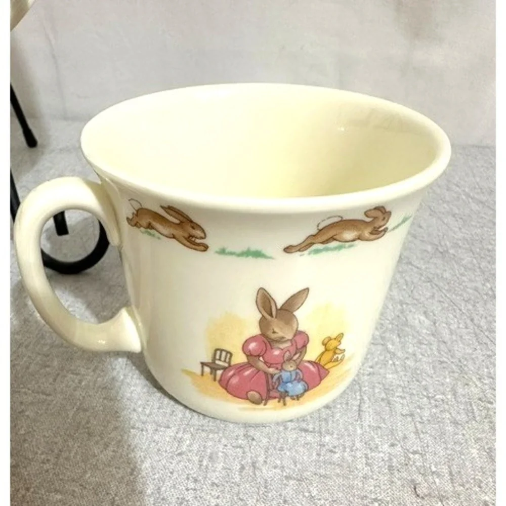 Royal Doulton Bunnykins 3 Piece Porcelain Kids Dinnerwear Set Plate Bowl Cup